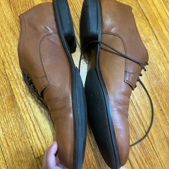 Cole Haan Men's 11.5 M Holland Grand Plain Toe Oxford Brown Leather Shoes - Picture 3 of 9